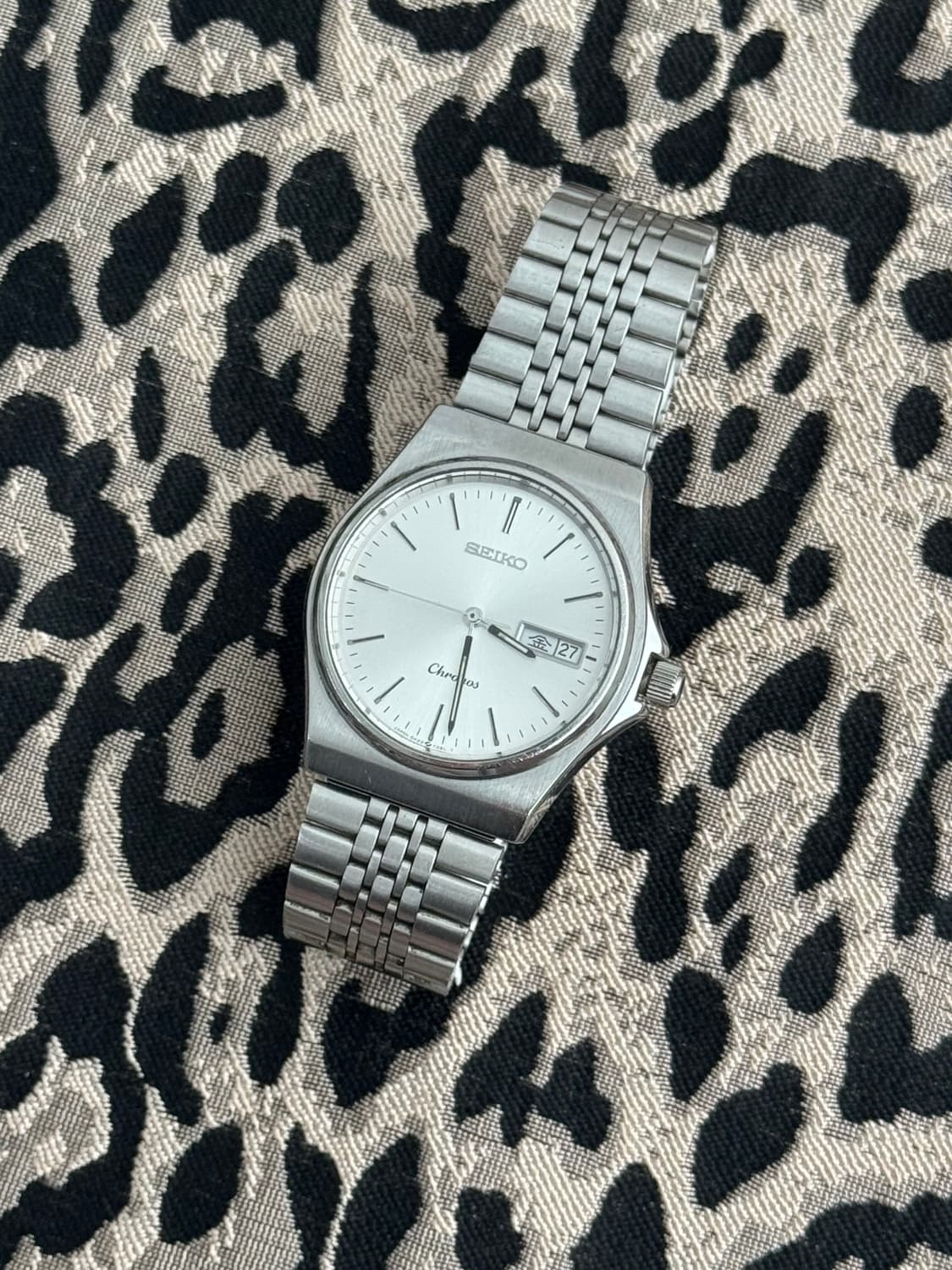 80s 빈티지 세이코 크로노스 쿼츠 상품이미지1