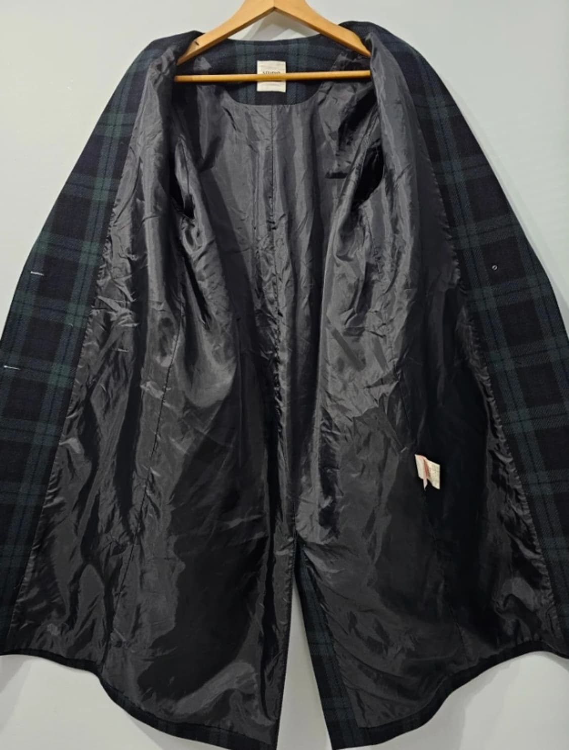 스튜디오 톰보이 체크 롱 코트 ~55 상품이미지6