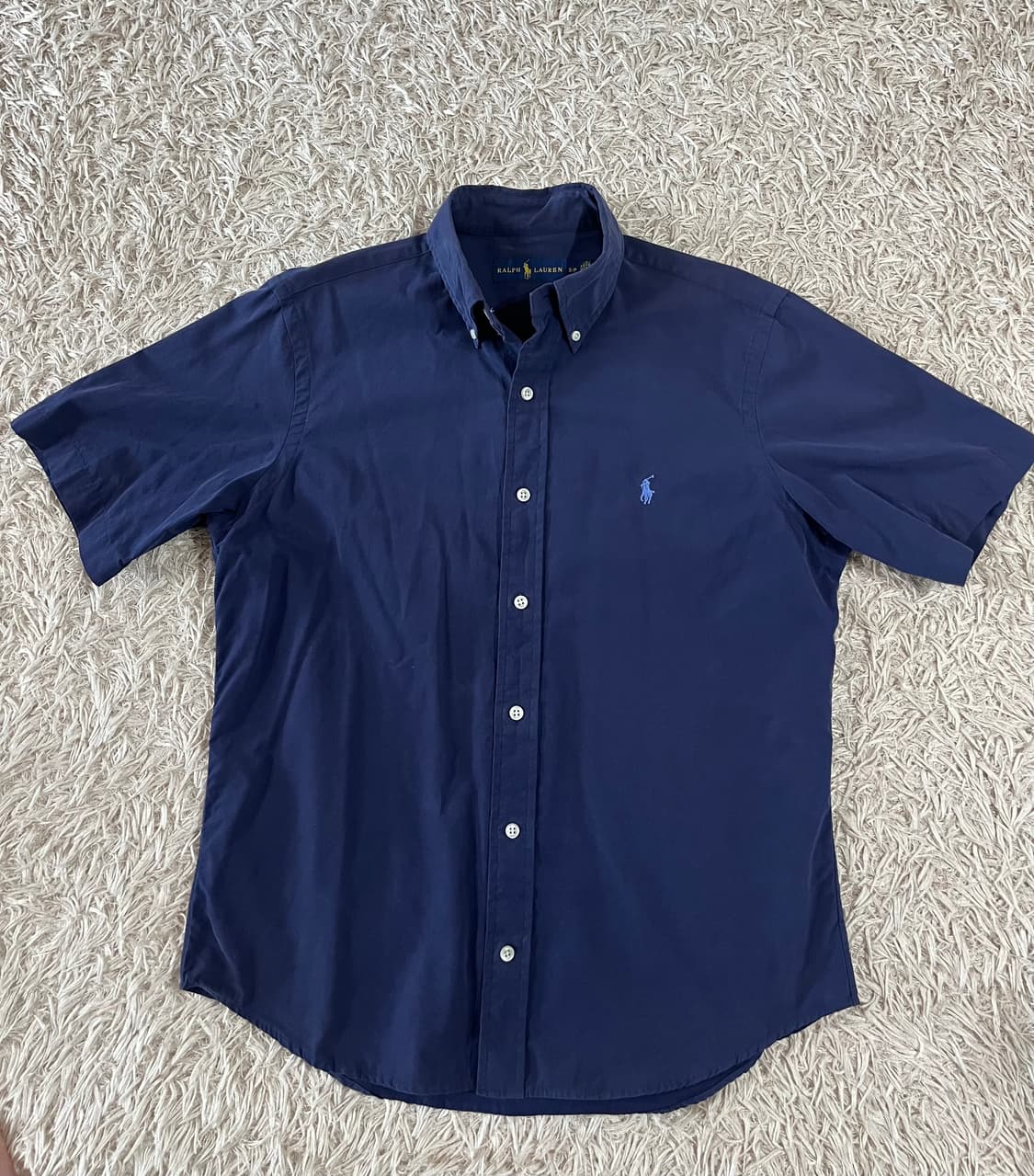 폴로 랄프로렌 네이비 반팔 셔츠 상품이미지1