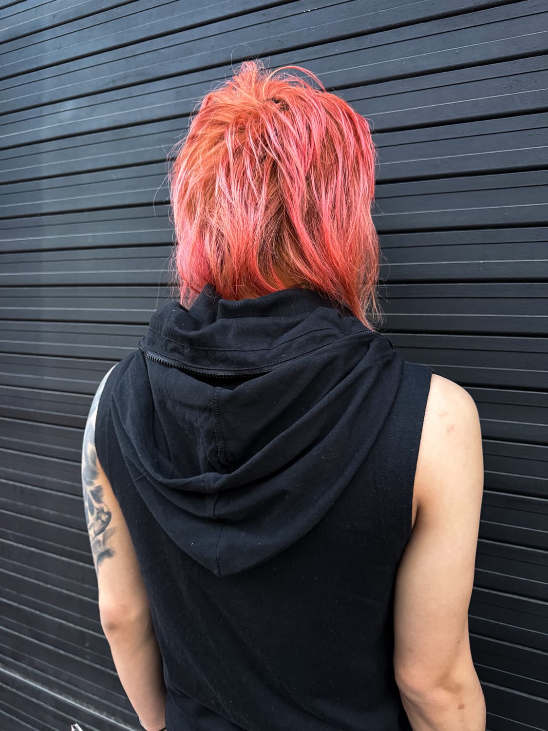 Burnings Sho - Black Gimic Hood Zip-Up 상품이미지5