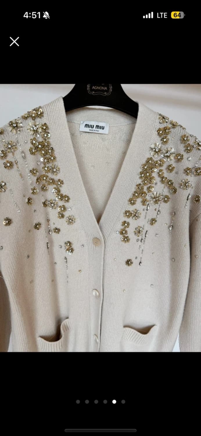 미우미우 쇼피스 가디건 상품이미지4