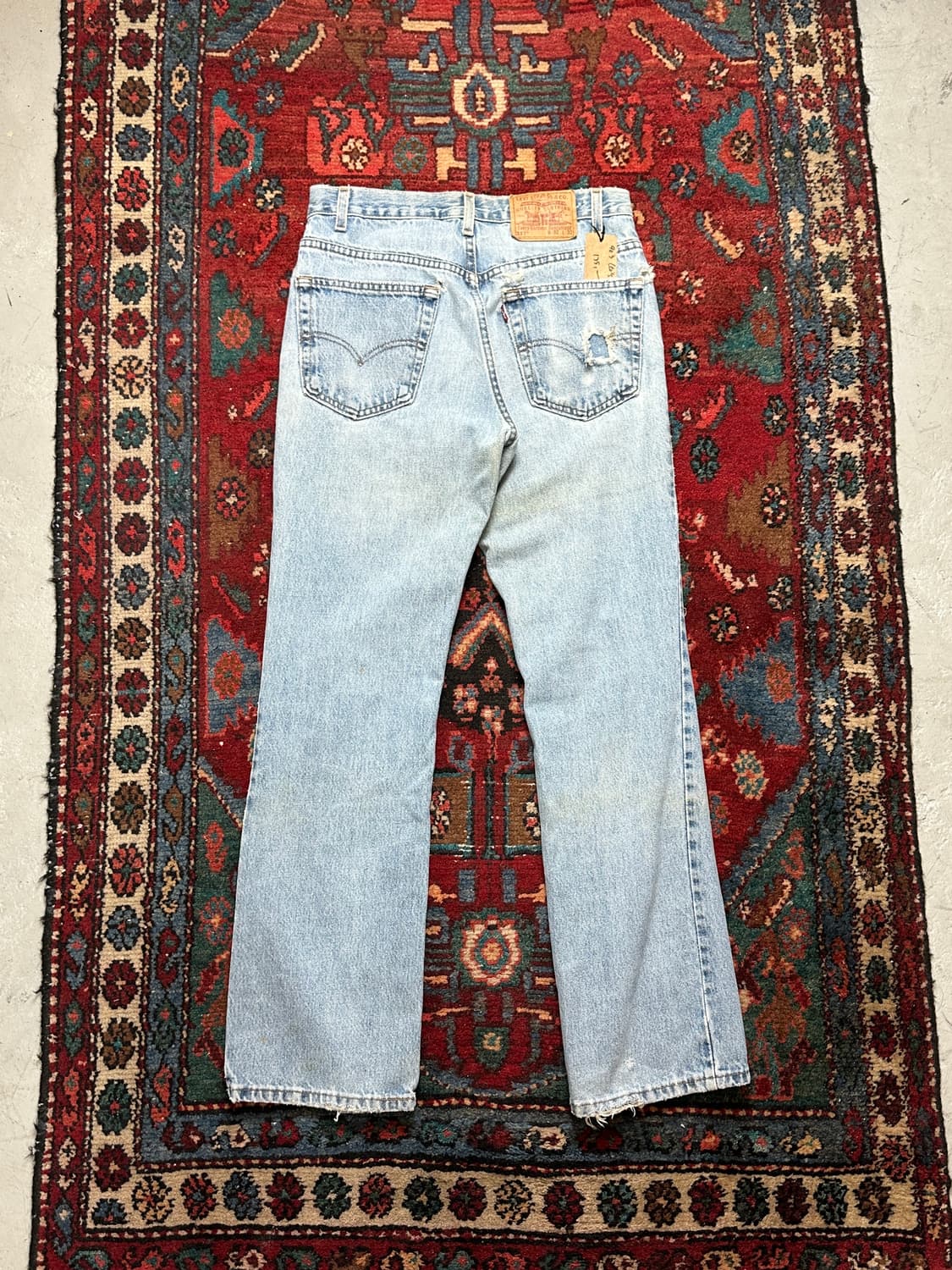 90's USA Made 리바이스 517 부츠컷 플레어진 상품이미지4