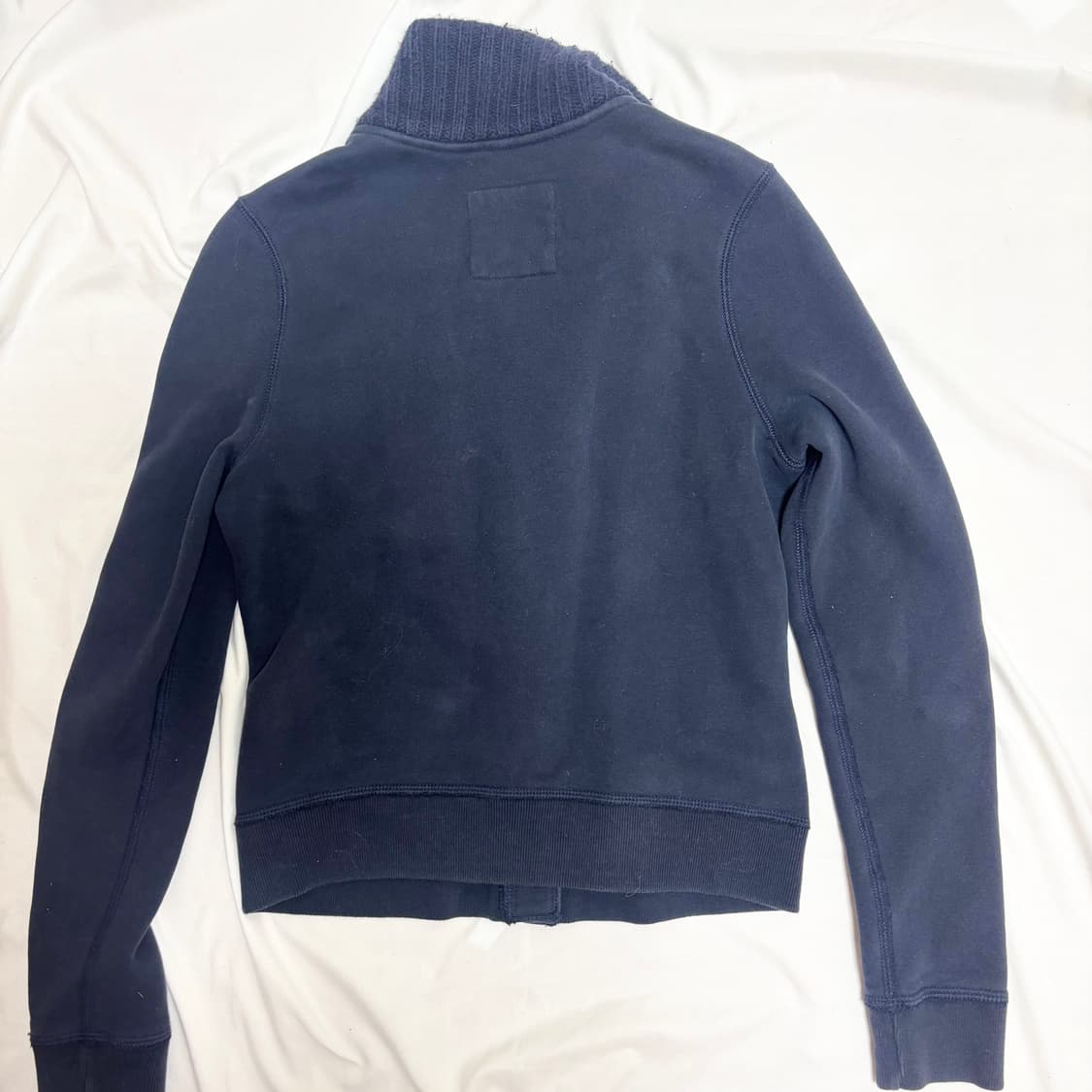 빈티지 y2k 홀리스터 네이비 기모 가디건 상품이미지4