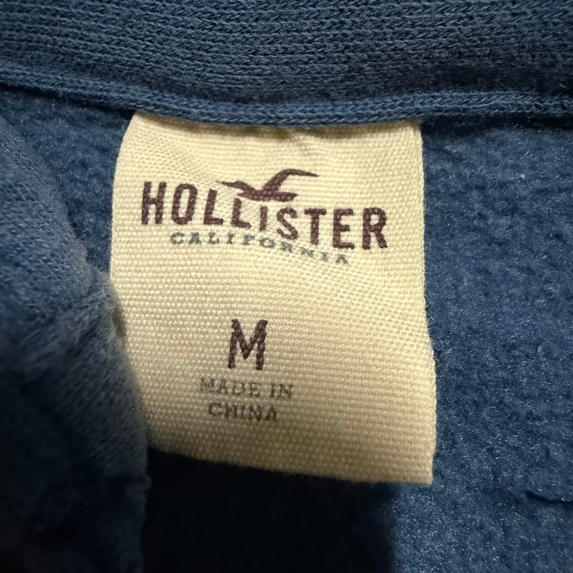 홀리스터 블루 후드집업 m 상품이미지3