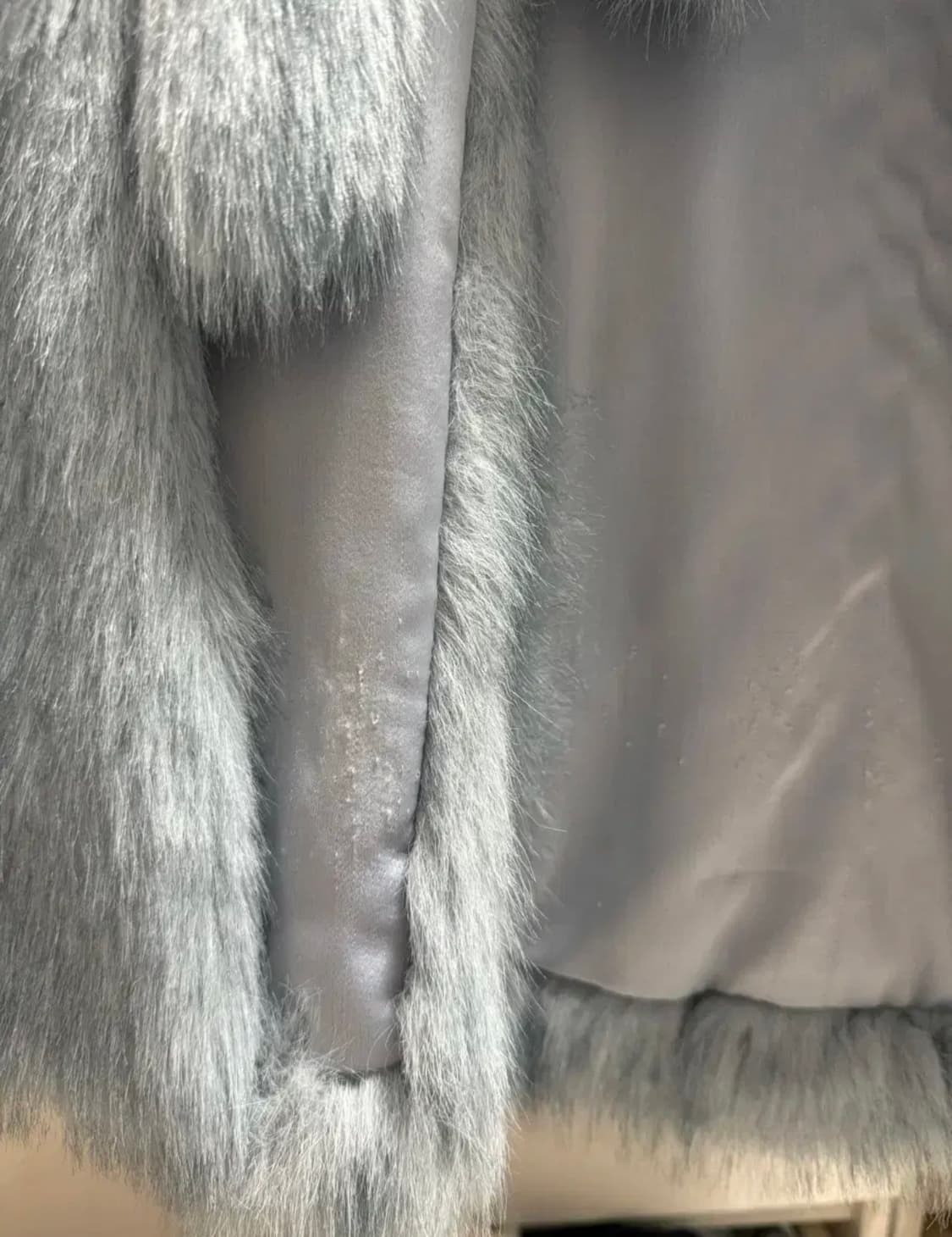 낸시부 퍼자켓 boucle fur long coat 스몰 단시간1회착용 상품이미지4