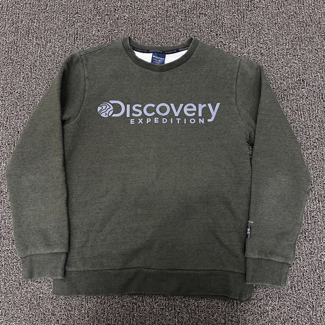 디스커버리 여성 기모 맨투맨 카키 95(M) 상품이미지1