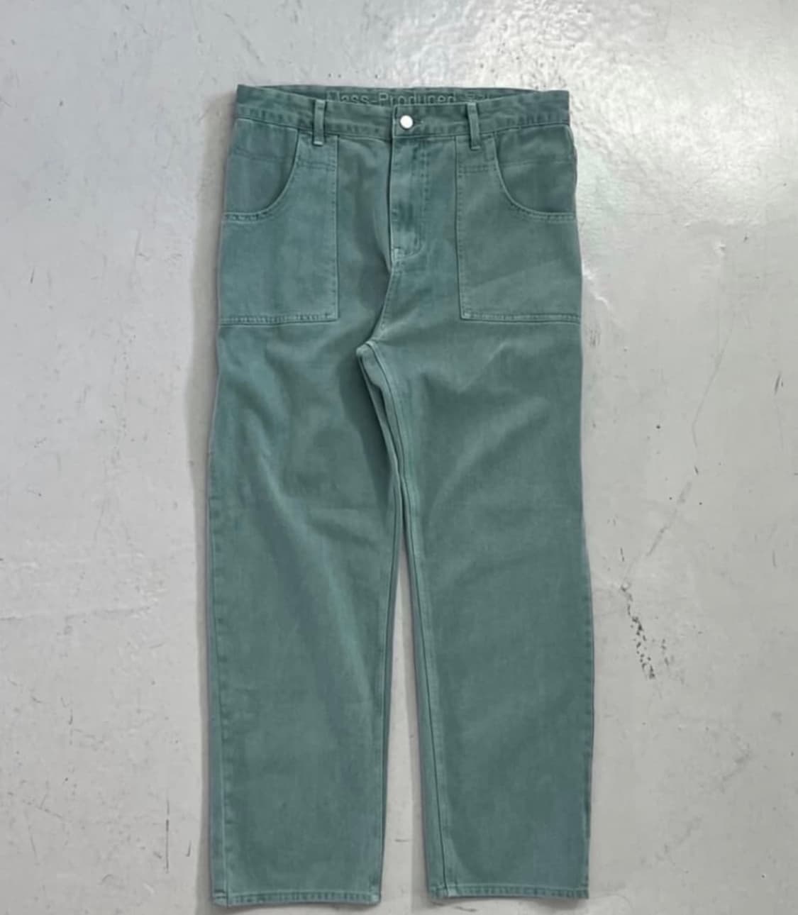 플라스틱프로덕트 Painter Denim Pants [M] 에메랄드 상품이미지2