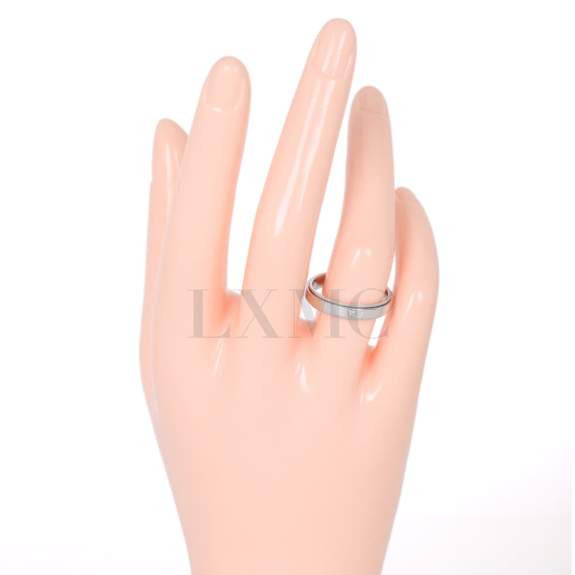 티파니 투게더 밀그레인 밴드링 플래티늄 다이아반지 4MM 상품이미지4