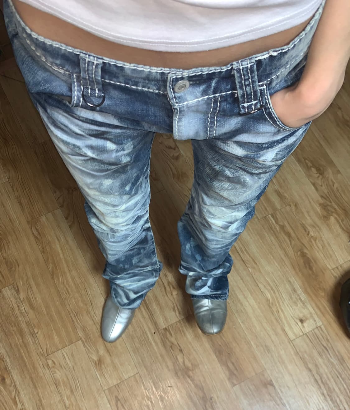 BUFFALO BOBS 워싱 데님 팬츠 상품이미지1