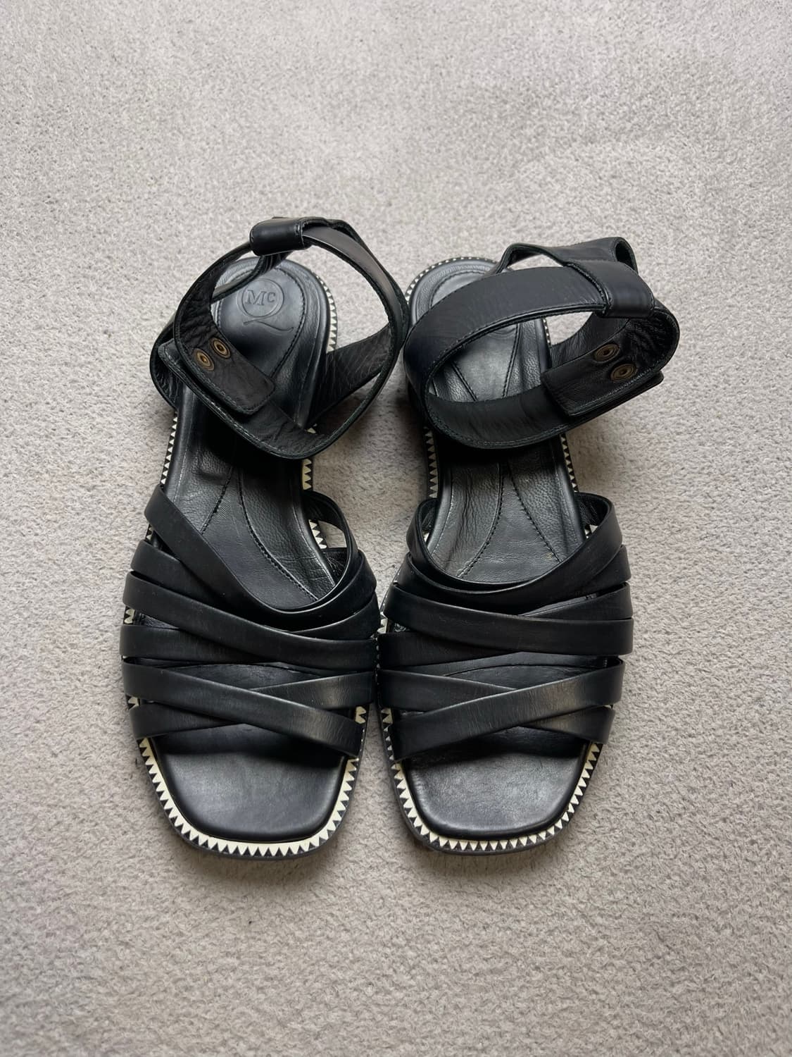 [38] 알렉산더 맥퀸 leather sandals -250 상품이미지3