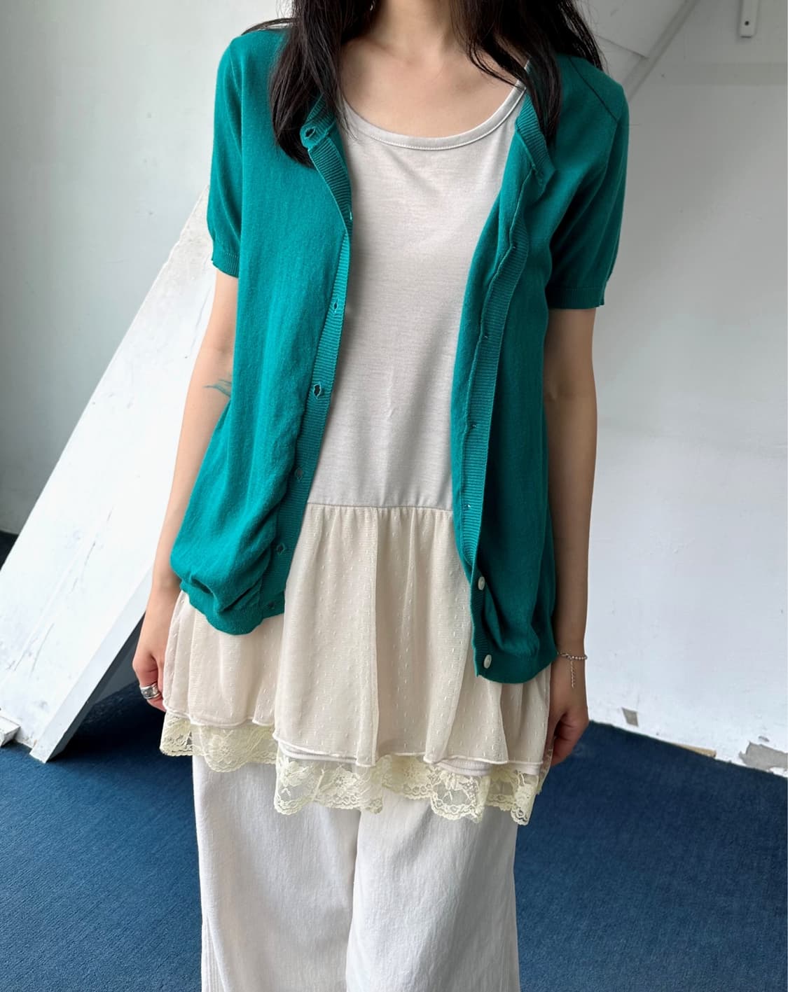 High gauge cotton short sleeve knit card 상품이미지3