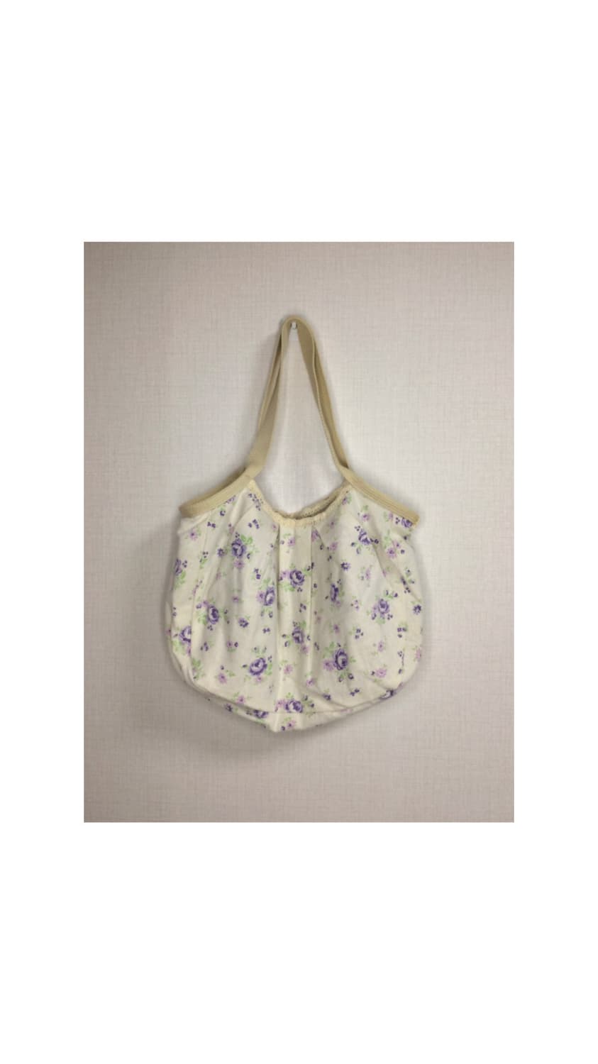 빈티지 플라워 모리걸 리버시블 토트백 상품이미지3