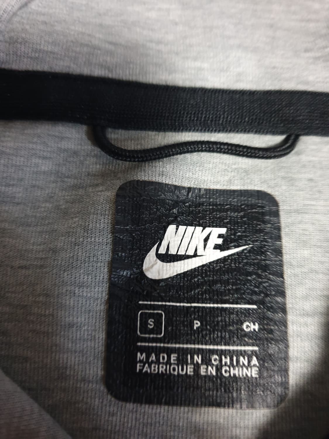 나이키 NSW 테크 플리스 풀 후드집업 그레이 (S) 상품이미지4