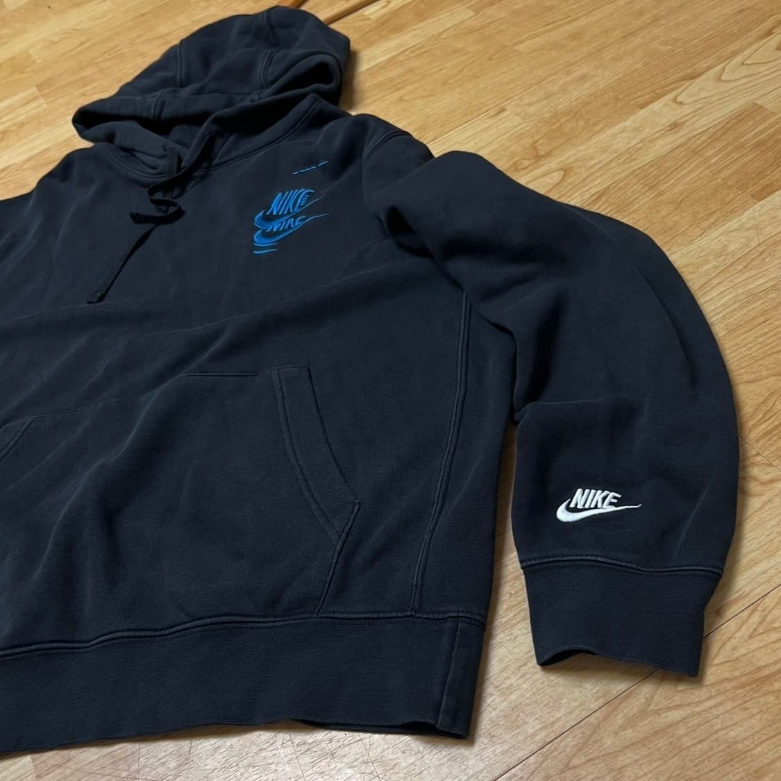 (XL) 나이키 기모 프렌치테리 멀티 스우쉬 후드 티셔츠 상품이미지3