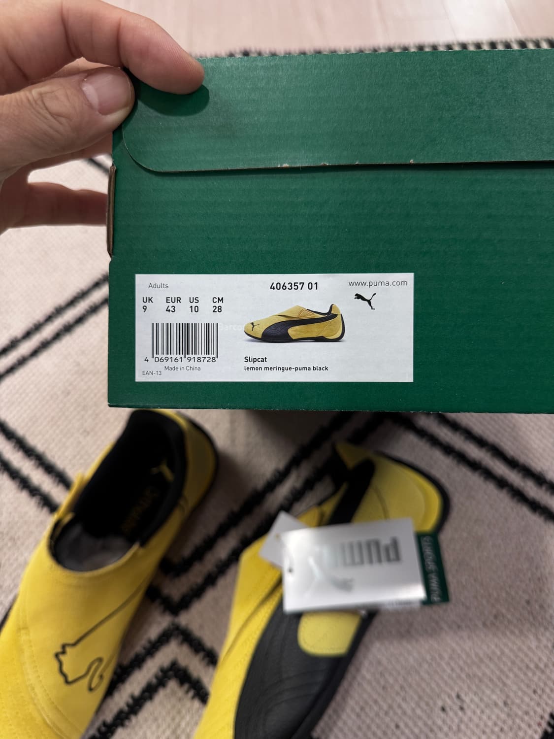 [새제품/280] 푸마 슬림캣 레몬:블랙 상품이미지8
