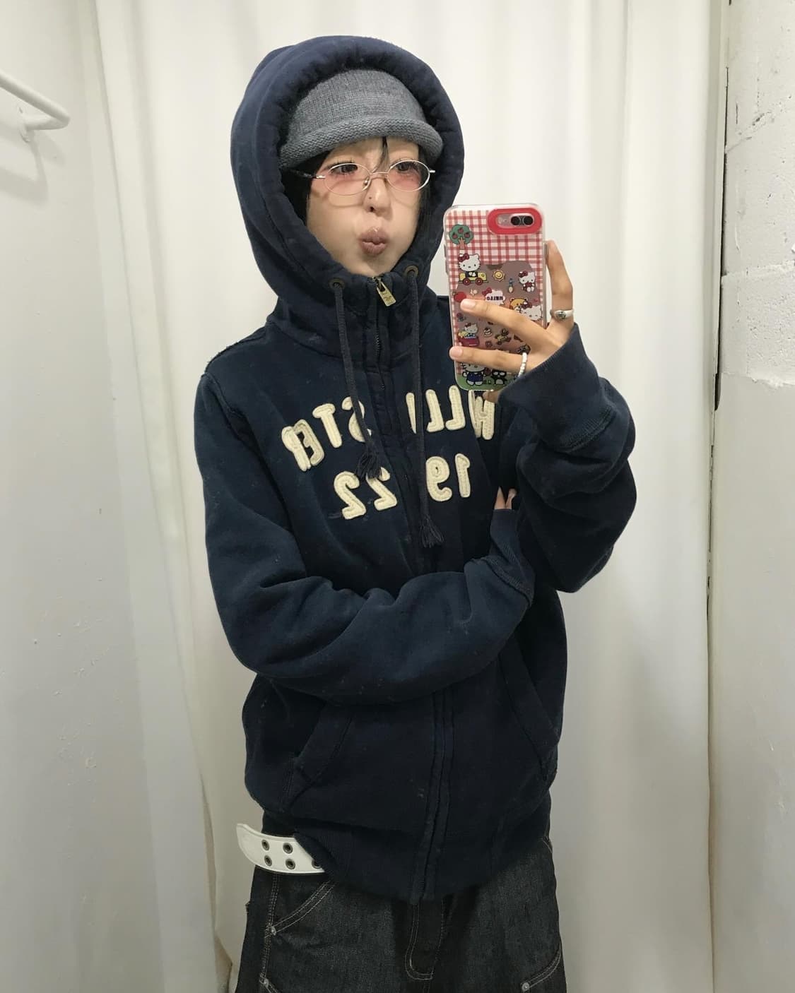 Hollister Sherpa Hood Zip-Up 상품이미지6