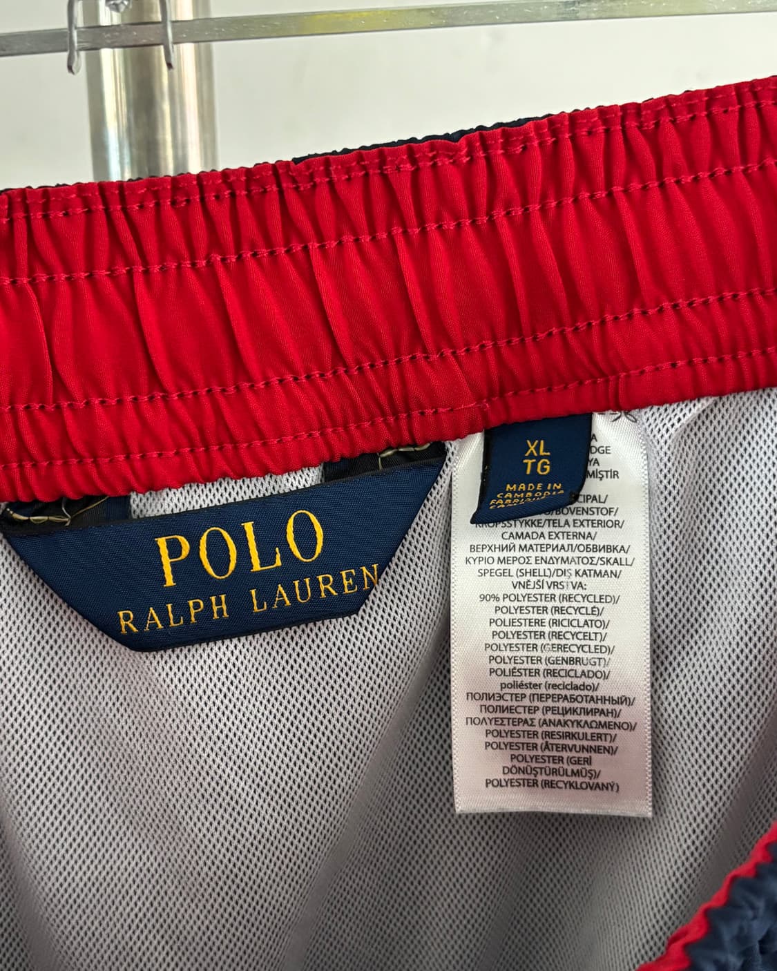Polo 폴로 랄프 로렌 신형 라벨 네이비 스윔 팬츠 상품이미지6