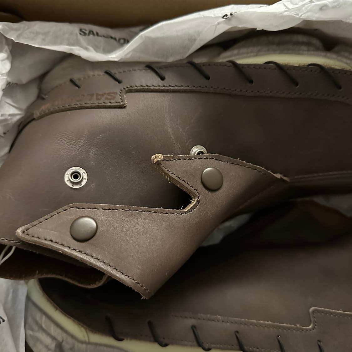 살로몬 x 란라 SKOR 블리치드 샌드 알파파 245 상품이미지6