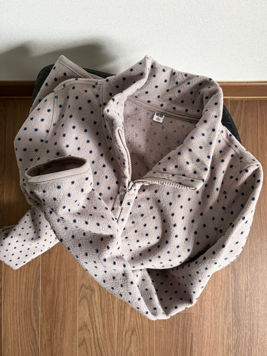 dot patterned zip-up 상품이미지8
