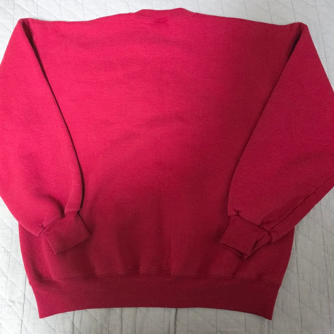 [XL] 90s 빈티지 러셀 레드 라이트 페이드 맨투맨 스웻 상품이미지3