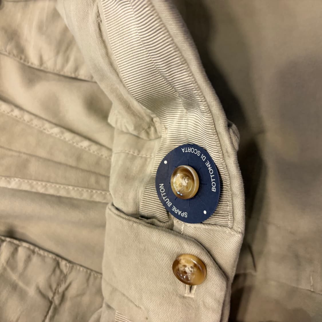 [48] 인코텍스 베이지 수입택 코튼 폴리 팬츠 D731 상품이미지6