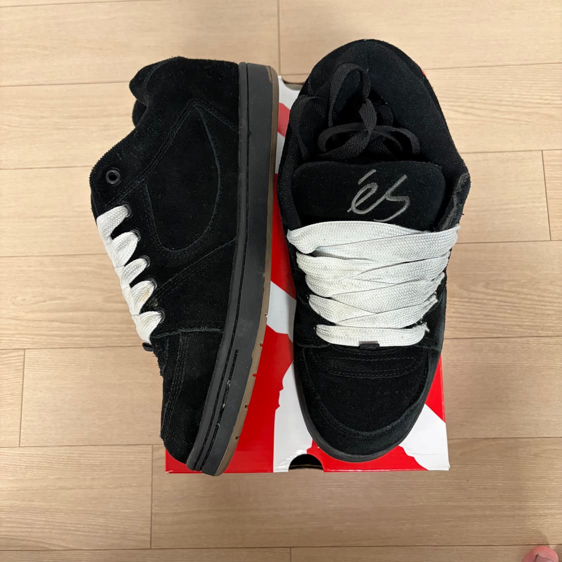 Es 이에스 Accel og 악셀 스케이트 보드화 블랙 커스텀 275 상품이미지1