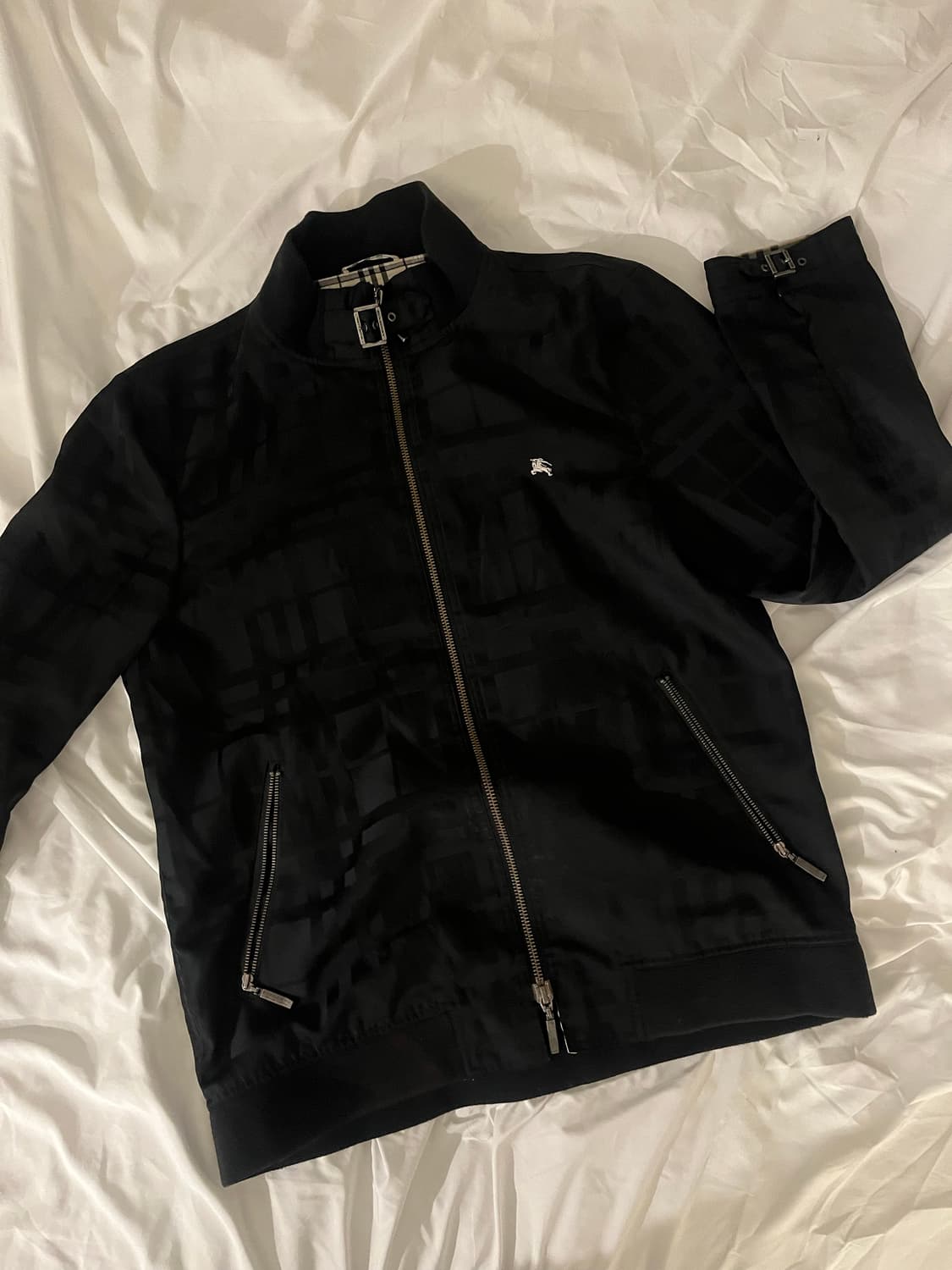 버버리 정품 블랙 노바 봄버 자켓 상품이미지1