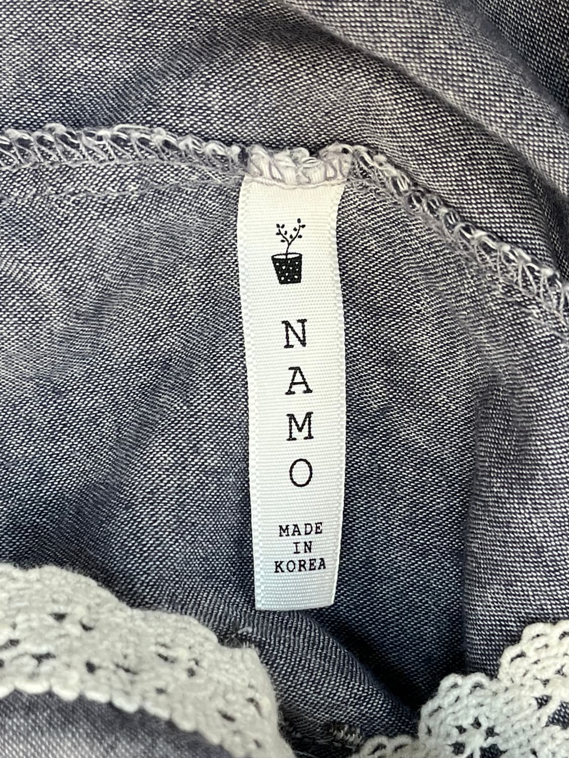 빈티지 자수 블라우스 그레이  #csz3723 상품이미지4