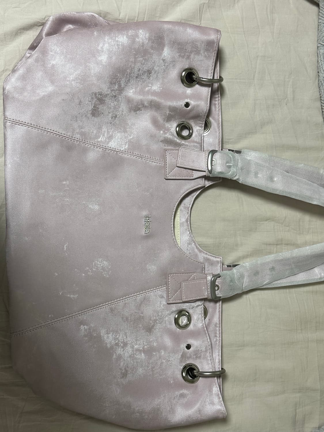 히에타 가방 백 핑크 파우더핑크 베키백 베키 상품이미지1