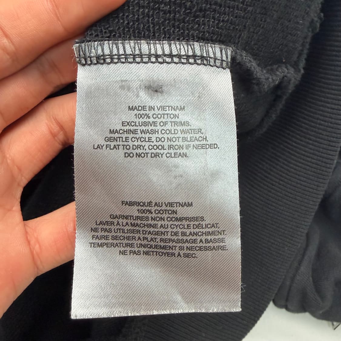 무스너클 인터내셔널 블랙 후드집업 L 상품이미지8