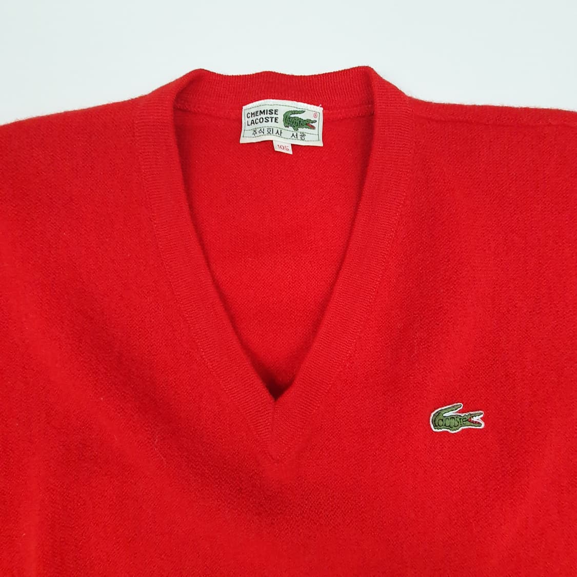 라코스테 울 브이넥니트 상품이미지2