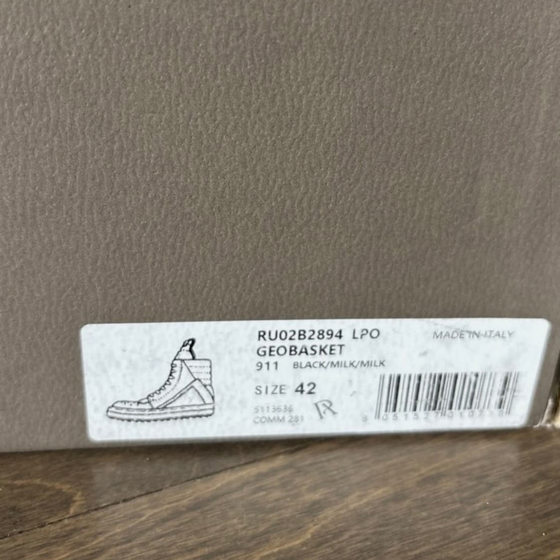 릭오웬스 지오바스켓 42 상품이미지4