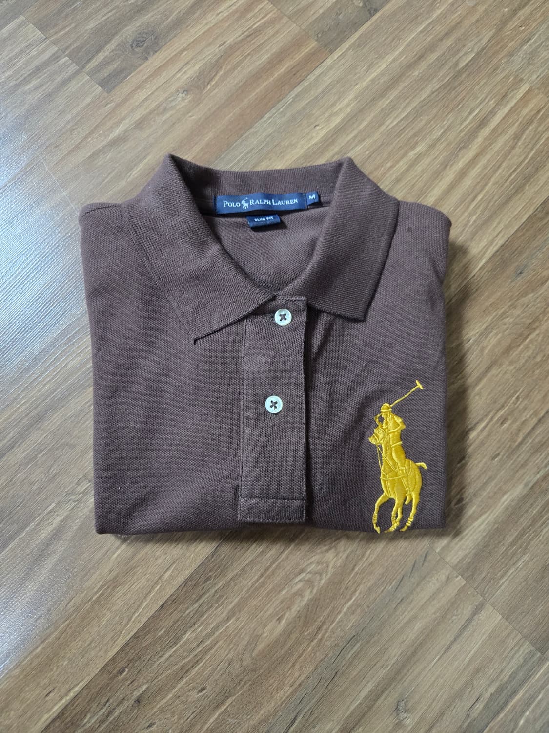 폴로 랄프로렌 옐로우 빅포니 티셔츠 [정품] 상품이미지3