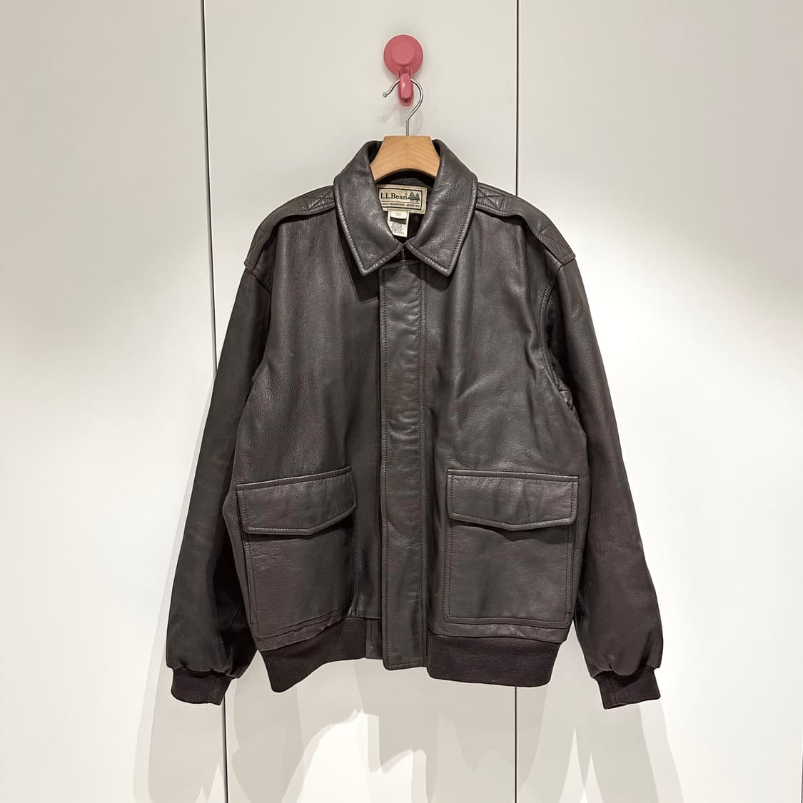 llbean 고트스킨 a-2 자켓 토프브라운 상품이미지1