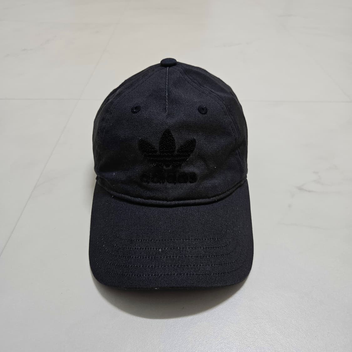 아디다스 올블랙 부클로고 파이어버드 볼캡 상품이미지1