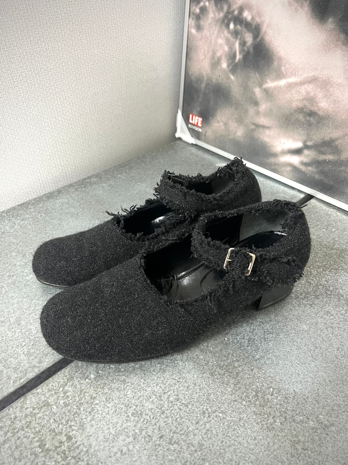 COMMEdesGARCONS tricot-TWEED MARY JANE S 상품이미지3