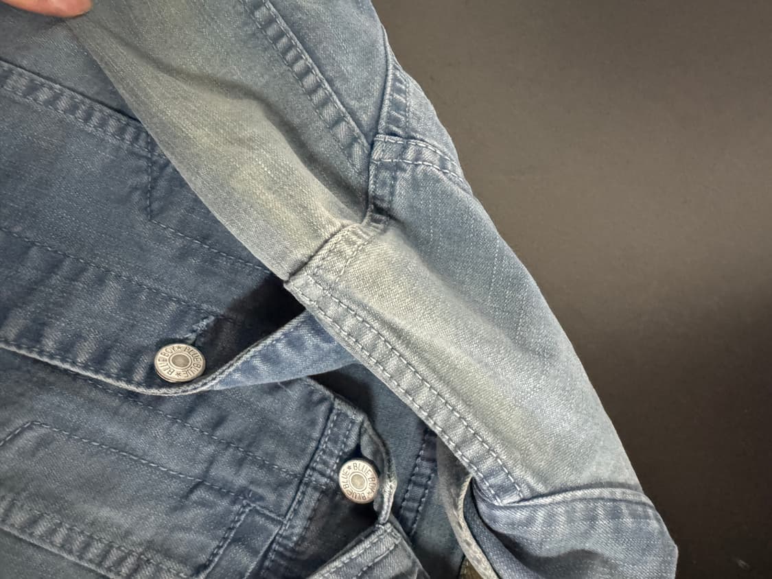 여성 블루블루재팬 일본빈티지 크롭 데님 자켓 상품이미지5