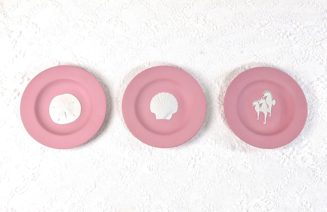 [영국앤틱] 웨지우드 제스퍼웨어 핑크 조개장식 핀디쉬 상품이미지4