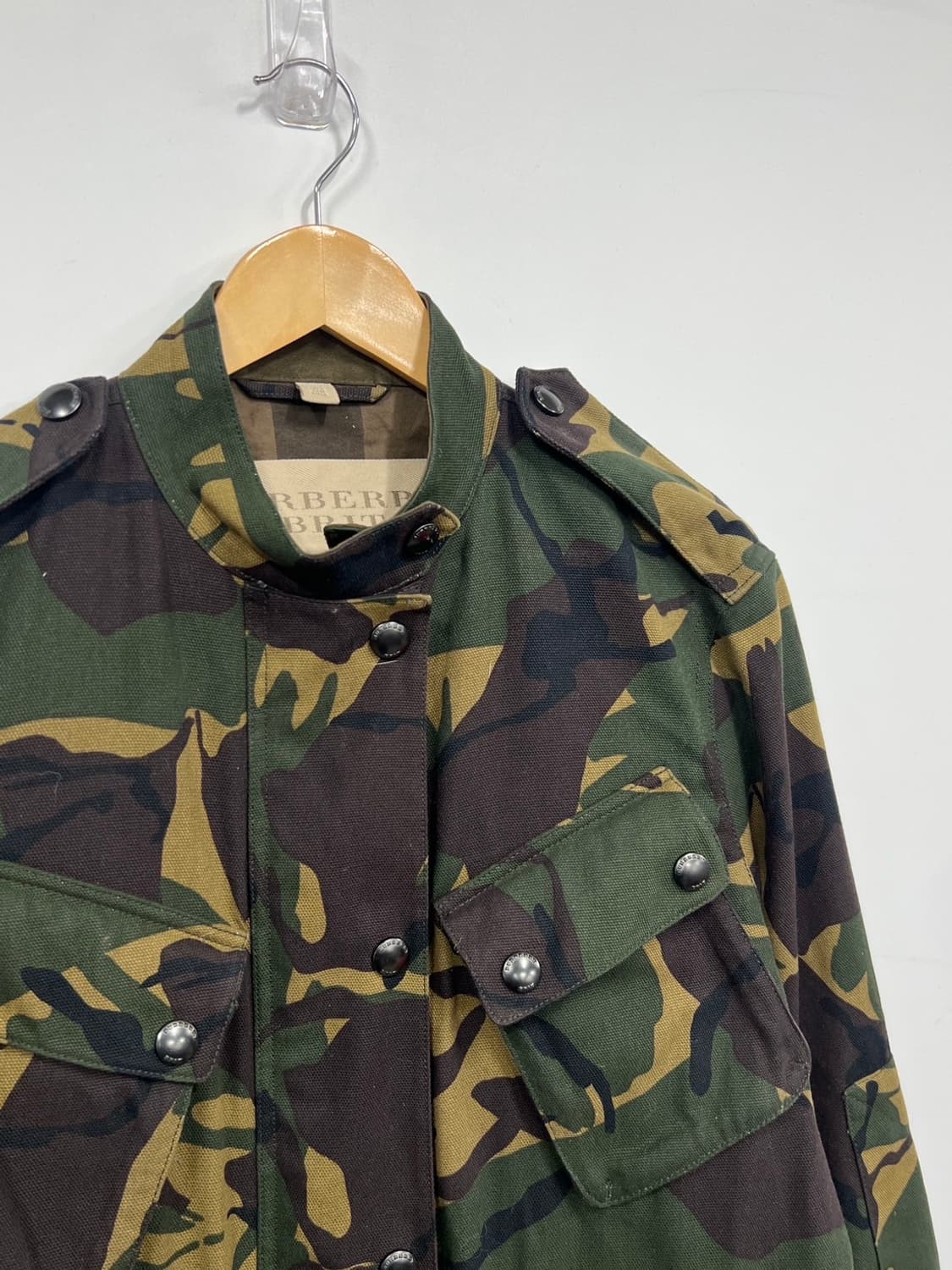 버버리 카모플라쥬 안감 체크 야상 자켓 상품이미지2