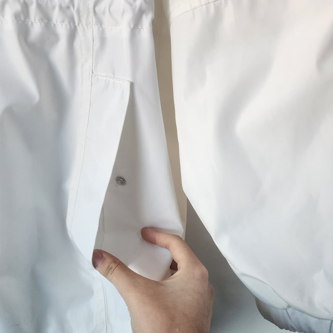 타미힐피거 여성 화이트 후드 바람막이 상품이미지4