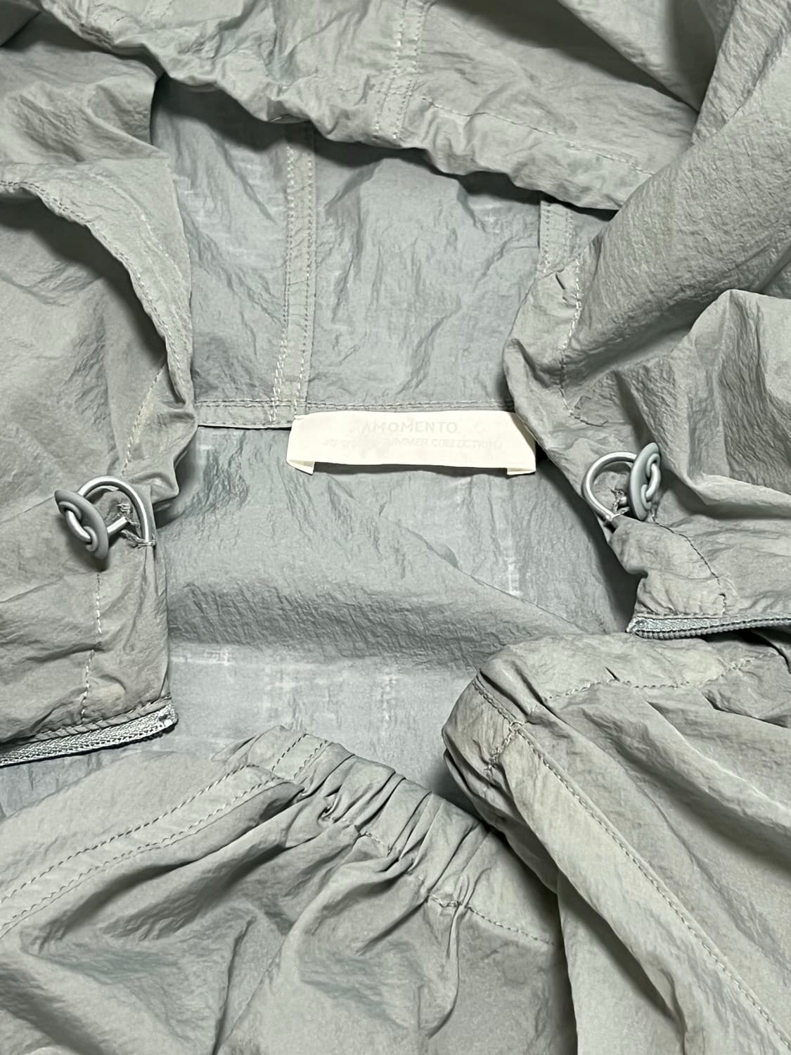 아모멘토 시어나일론 hooded jumper 윈드브레이커 M 상품이미지3