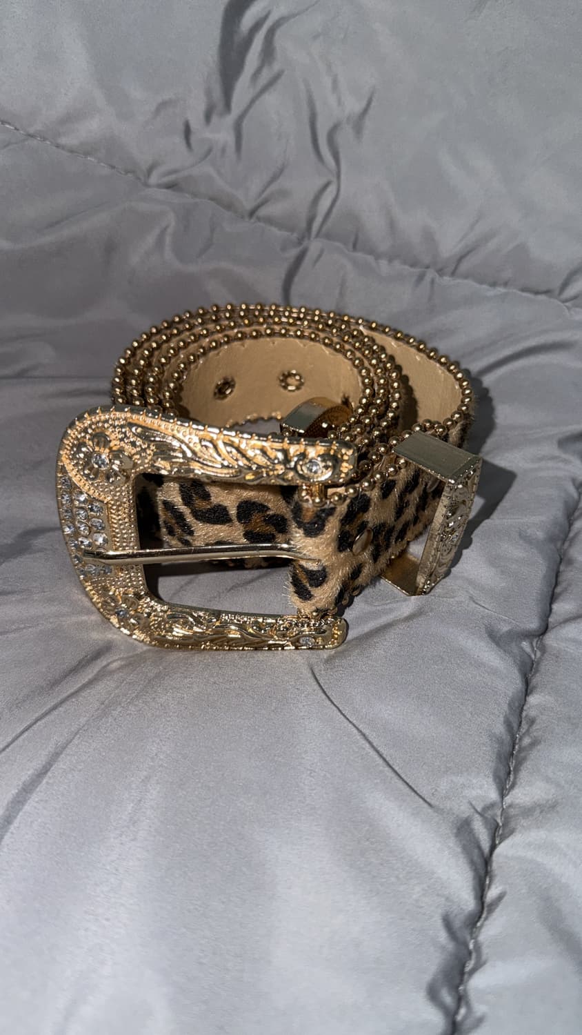 레오파드 벨트 (착샷) 상품이미지1