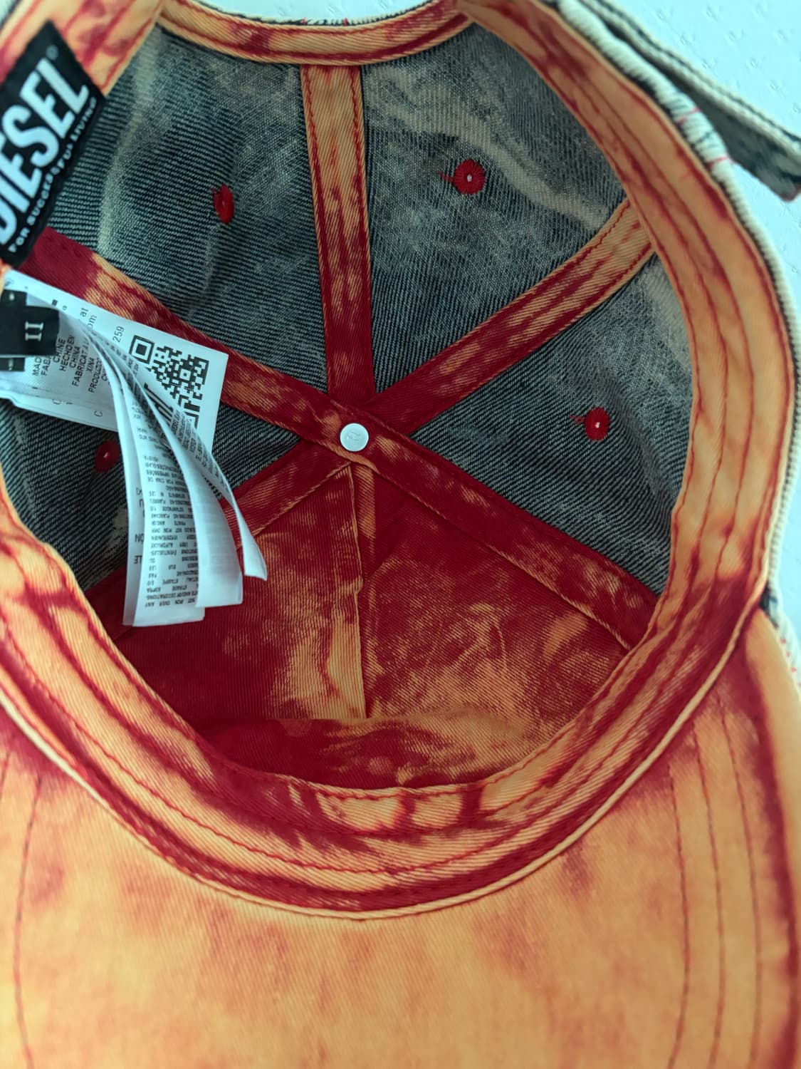 디젤 c-세이몬 데님 볼캡 상품이미지3