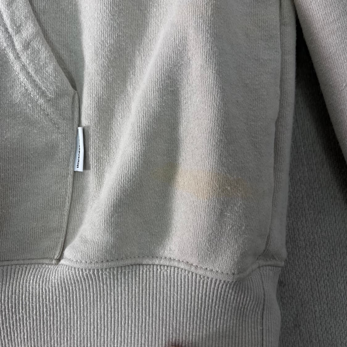 100 디스이즈네버댓 자수로고 후드티 상품이미지5