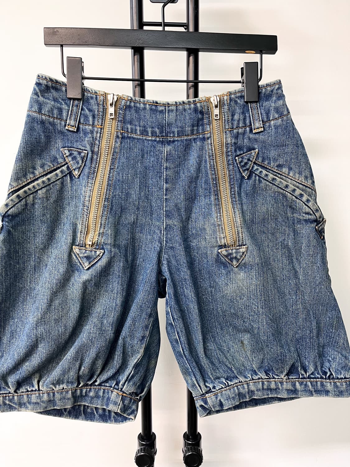 네넷 프론트 더블 집 벌룬 쇼츠 상품이미지3