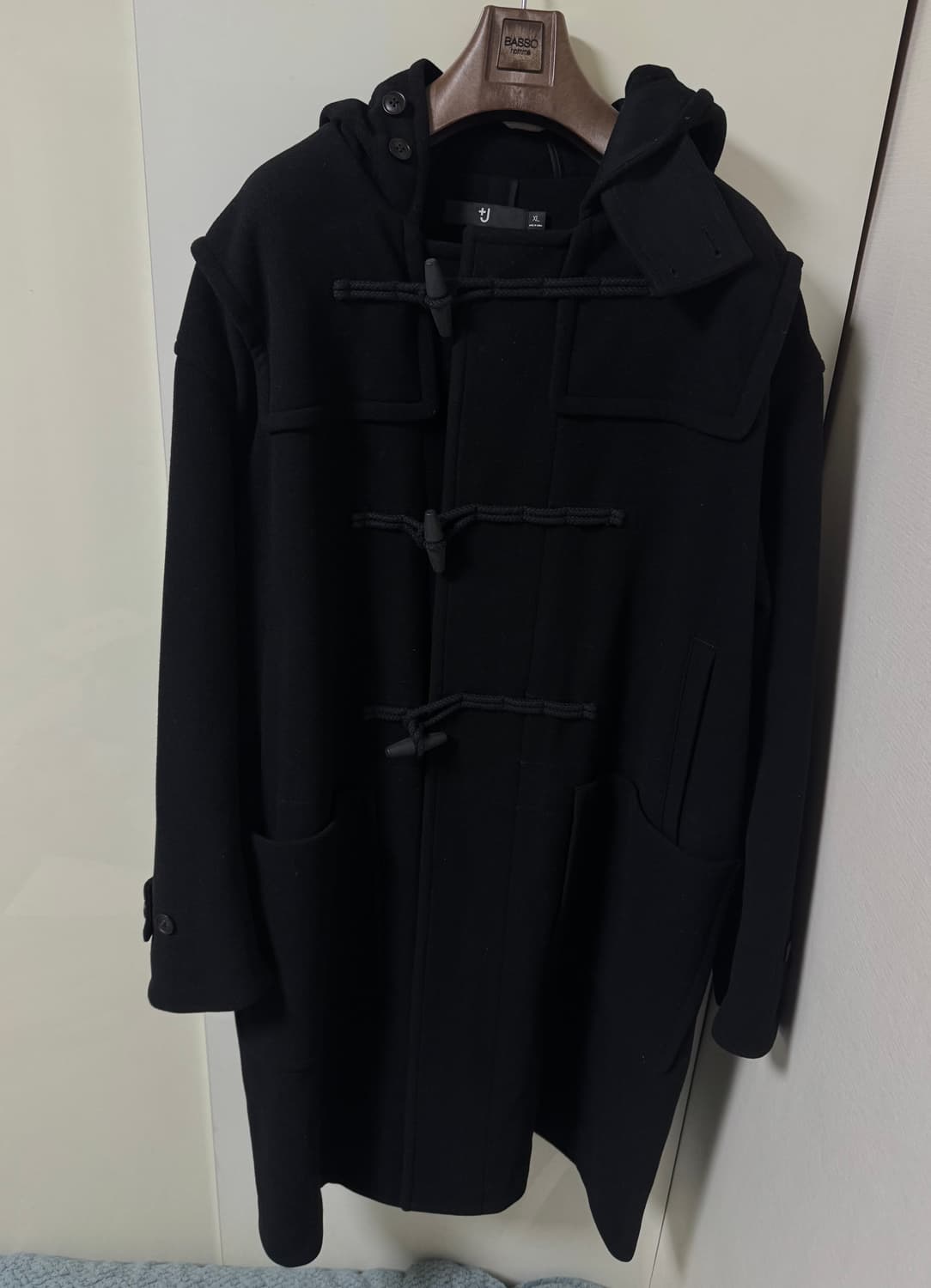 [XL]유니클로 +J 질샌더 더플코트 블랙 상품이미지3