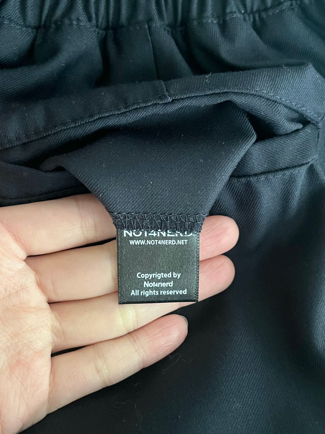 M) 낫포너드 NOT4NERD 밴딩 카고 팬츠 네이비 상품이미지5