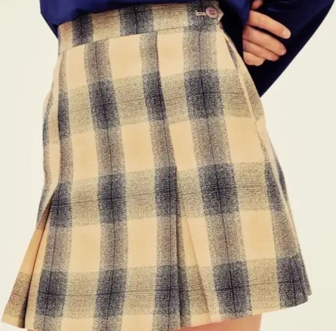미스치프 체크 스커트 상품이미지1