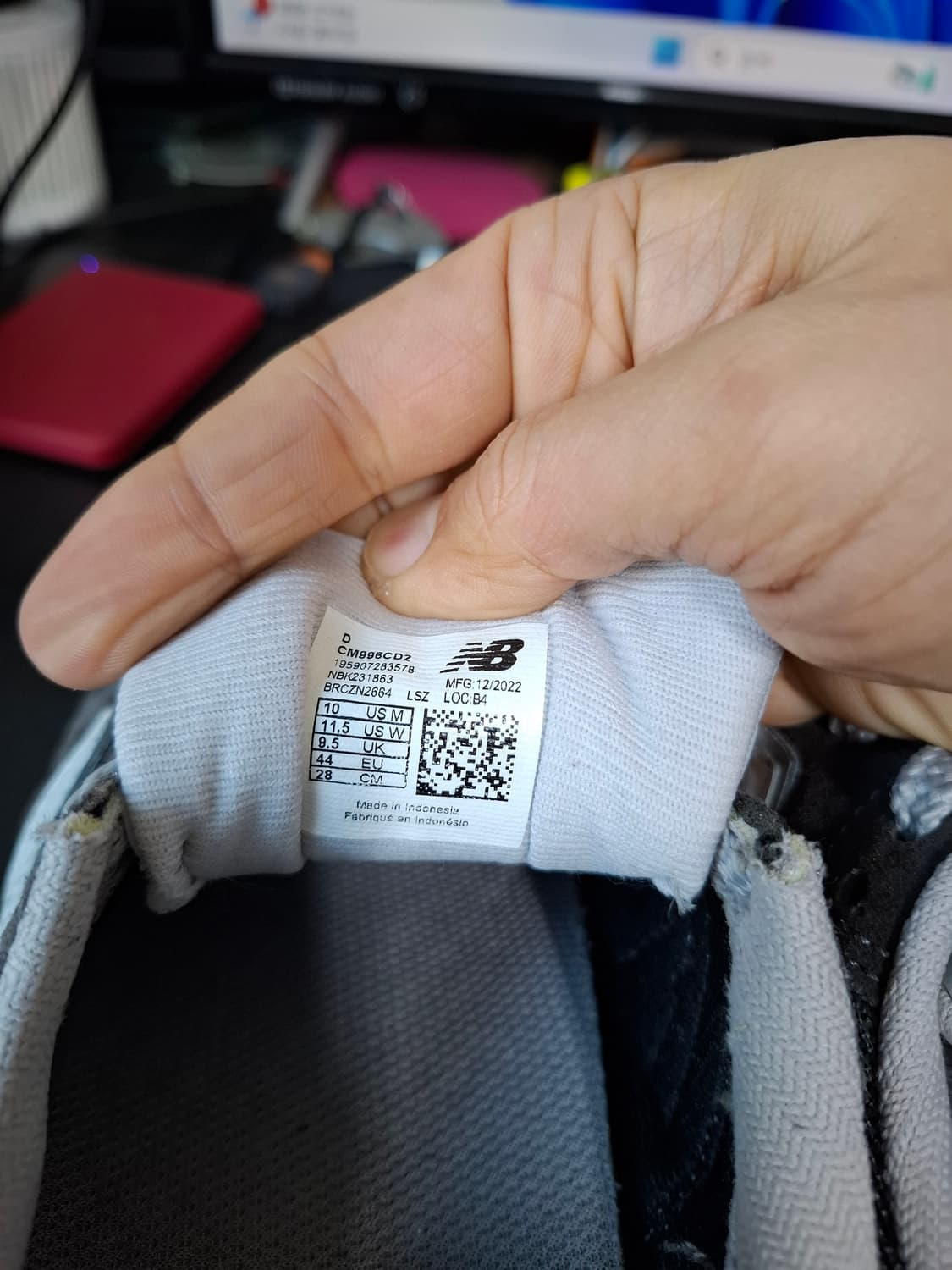 뉴발란스 cm996 회색 스니커즈 280mm 상품이미지6