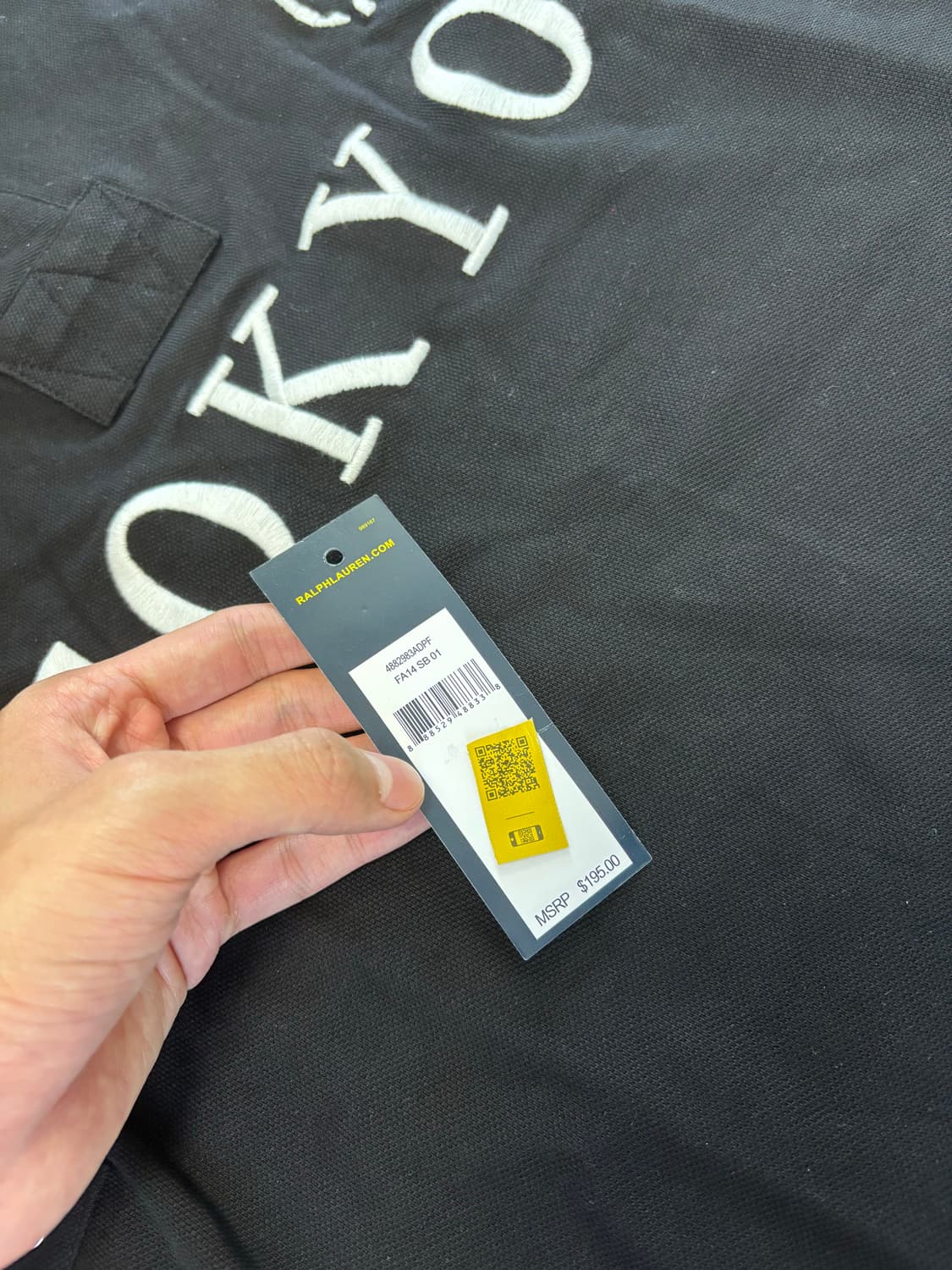 폴로 랄프로렌 빅포니 도쿄 치프키프 카라티 블랙 상품이미지3